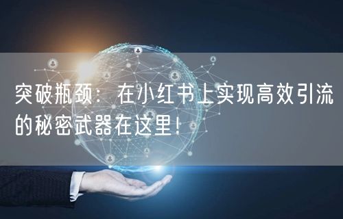 突破瓶颈：在小红书上实现高效引流的秘密武器在这里！