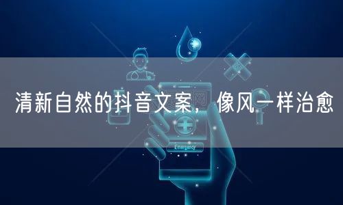 清新自然的抖音文案，像风一样治愈