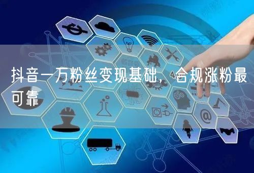 抖音一万粉丝变现基础，合规涨粉最可靠