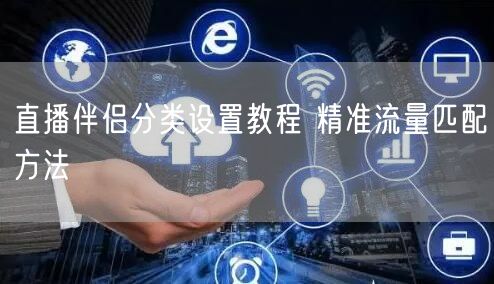 直播伴侣分类设置教程 精准流量匹配方法