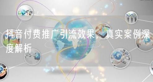 抖音付费推广引流效果，真实案例深度解析