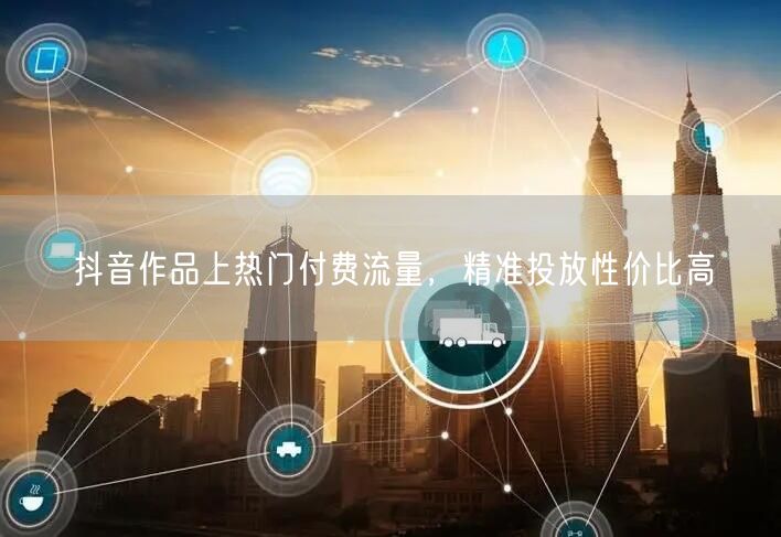 抖音作品上热门付费流量，精准投放性价比高