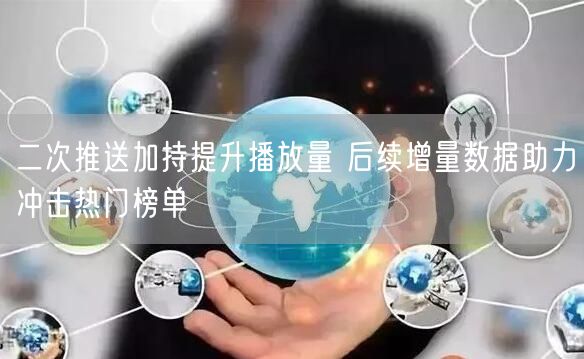 二次推送加持提升播放量 后续增量数据助力冲击热门榜单