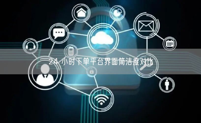 24 小时下单平台界面简洁度对比