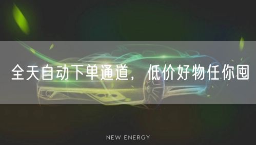 全天自动下单通道，低价好物任你囤