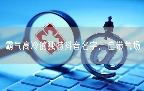 霸气高冷的独特抖音名字，自带气场