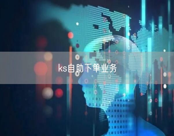 ks自助下单业务