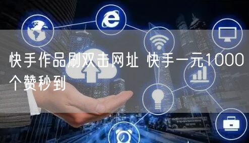快手作品刷双击网址 快手一元1000个赞秒到