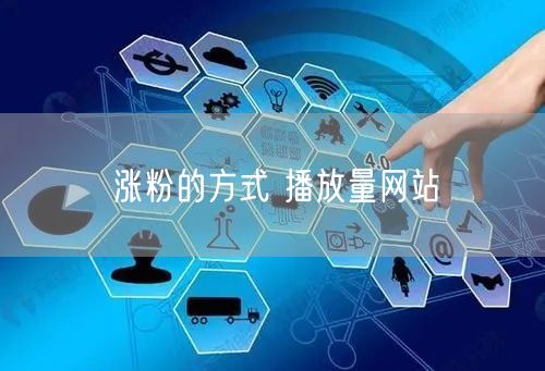 涨粉的方式 播放量网站